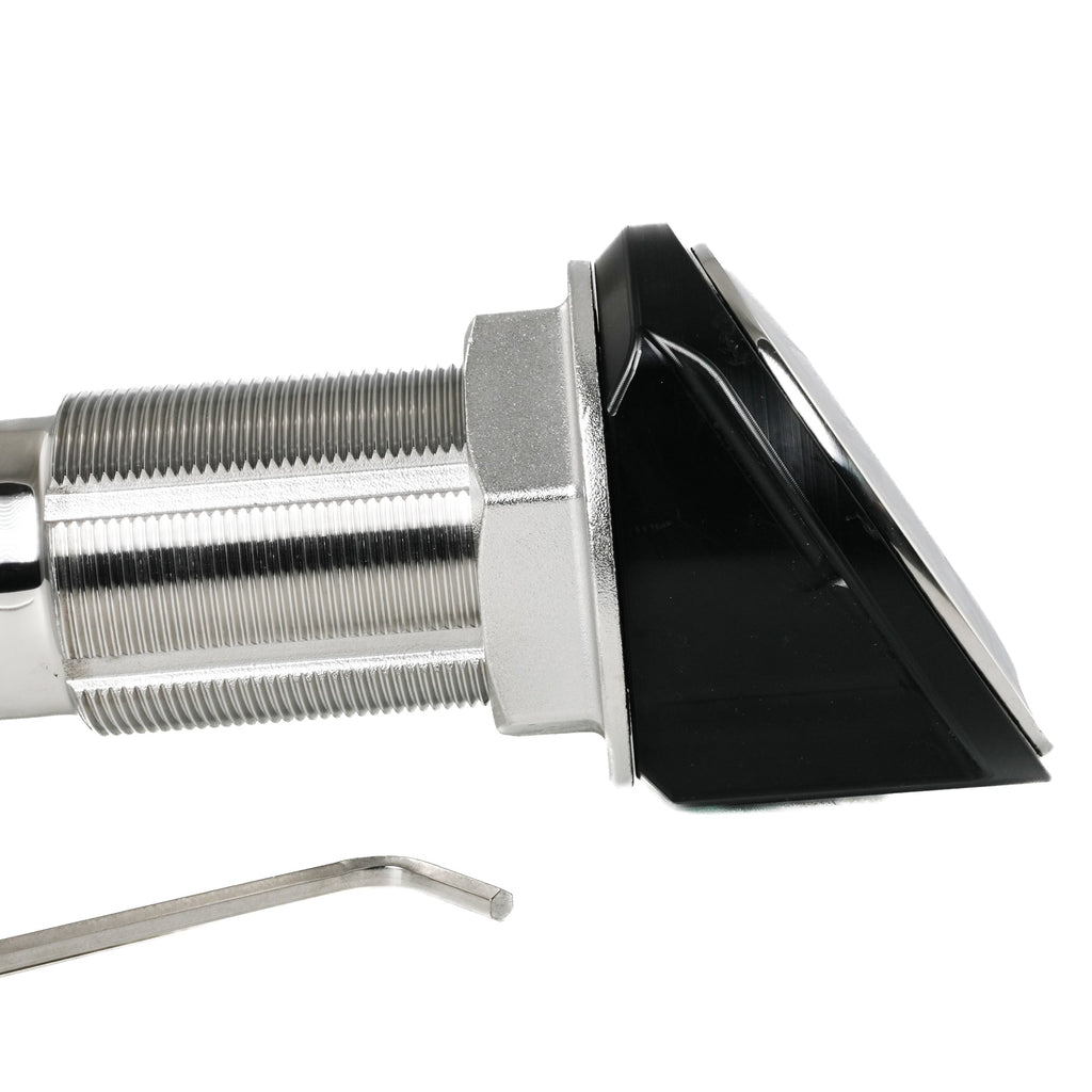 ROD HOLDER 30 DEG LARGE TEAKSAVER, LOCKABLE SWIVEL, BLACK SPLINED ADAPTER