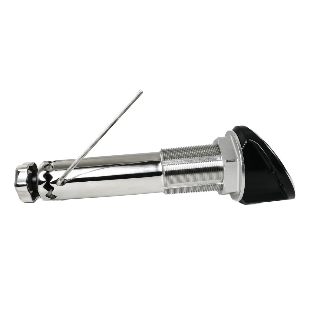 ROD HOLDER 30 DEG LARGE TEAKSAVER, LOCKABLE SWIVEL, BLACK SPLINED ADAPTER