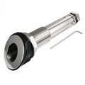 ROD HOLDER 30 DEG LARGE TEAKSAVER, LOCKABLE SWIVEL, BLACK SPLINED ADAPTER