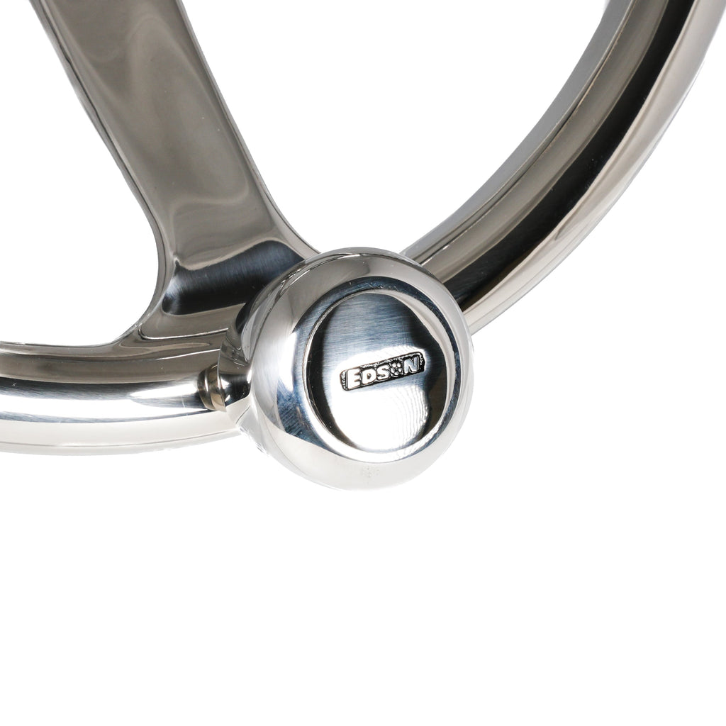 Edson Polished Stainless Steering Wheel- 1710ST