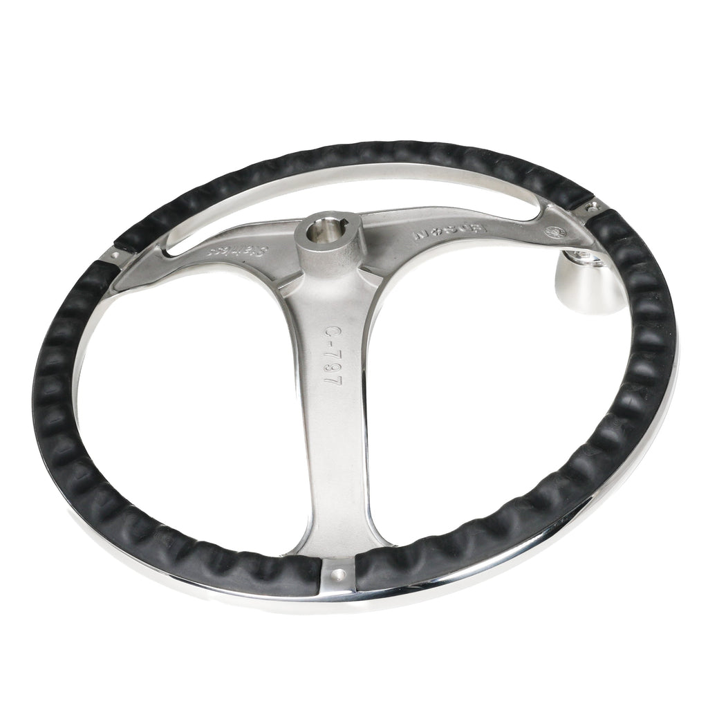 Edson Polished Stainless Steering Wheel- 1710ST