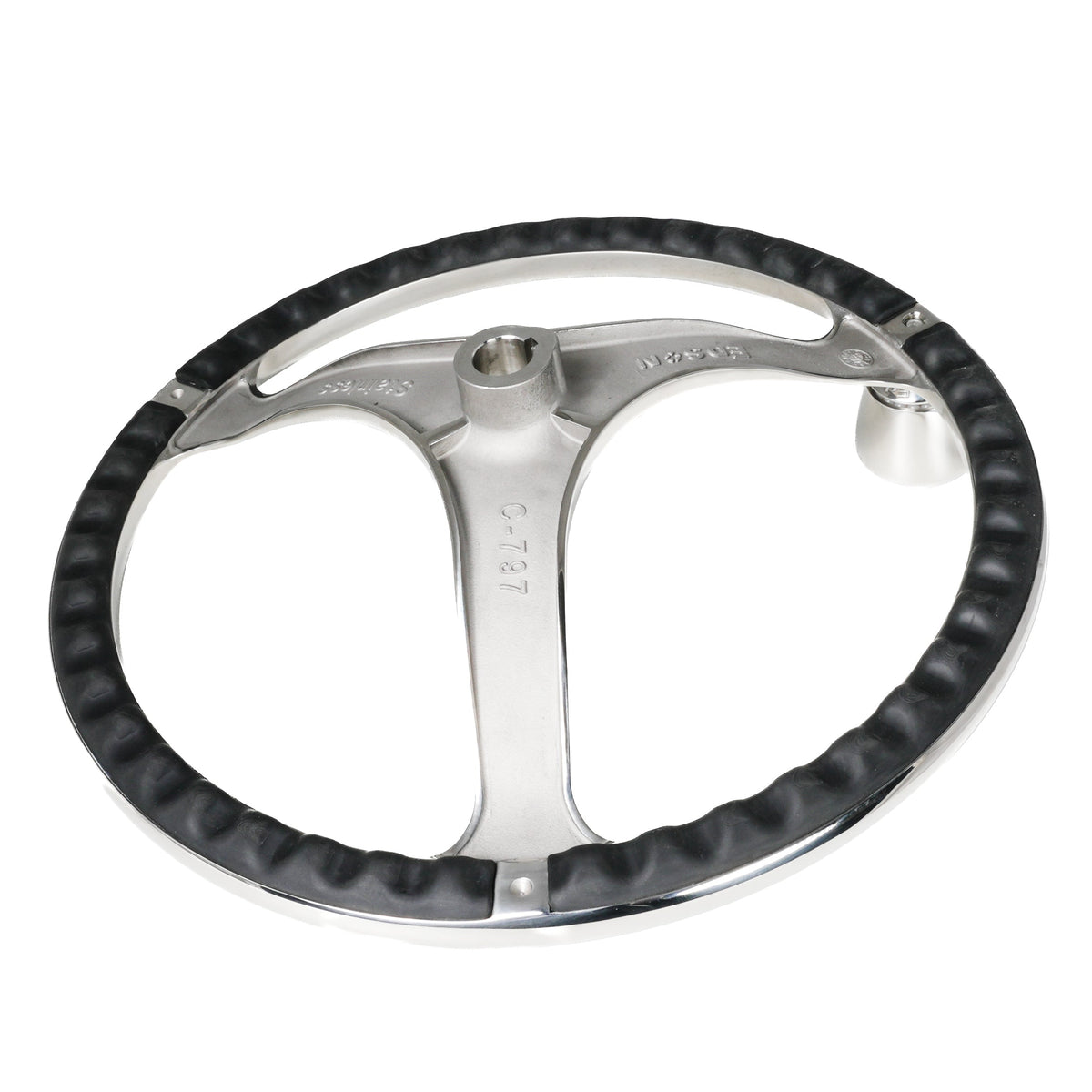 Edson Polished Stainless Steering Wheel- 1710ST
