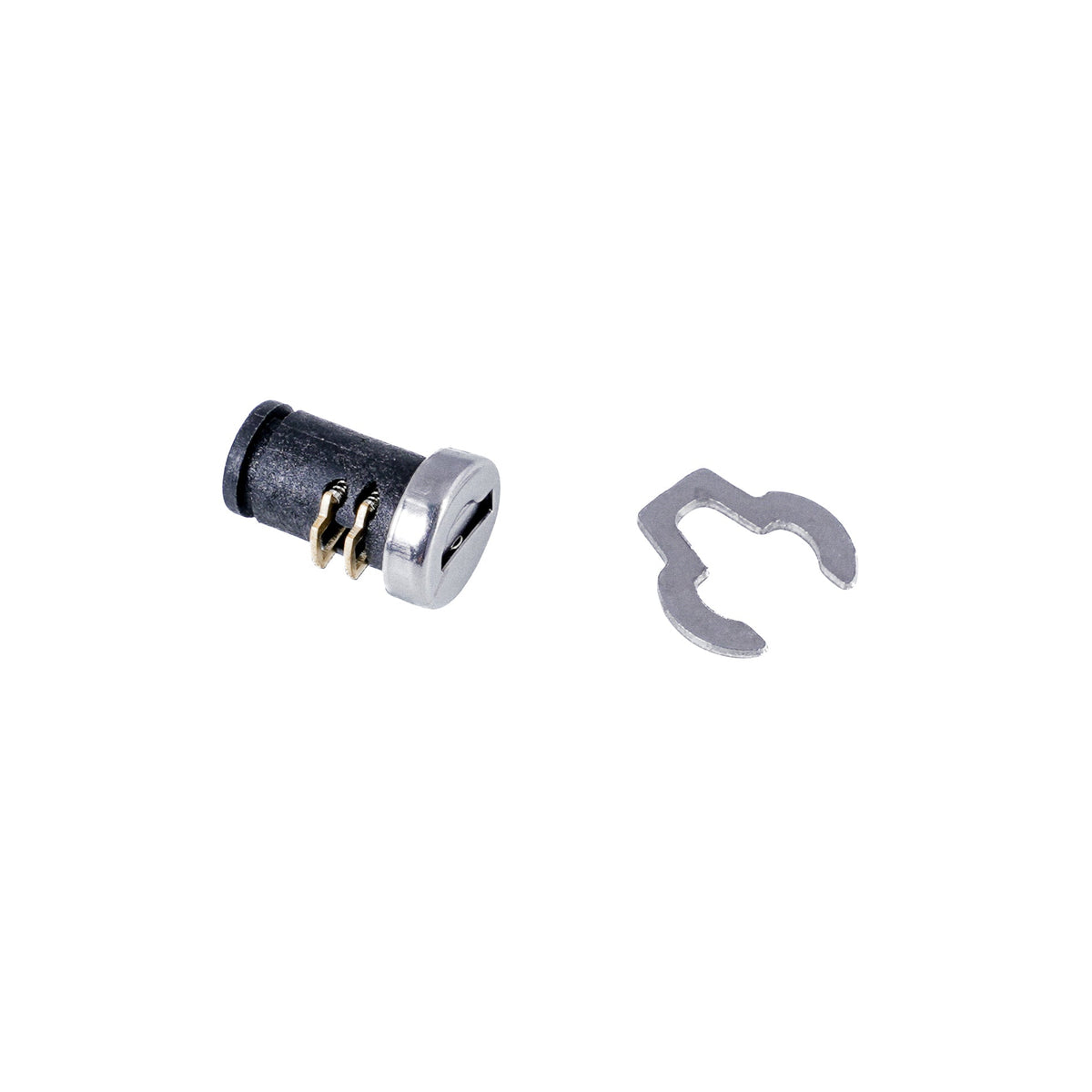Lock plug and retaining ring for locking compression latches