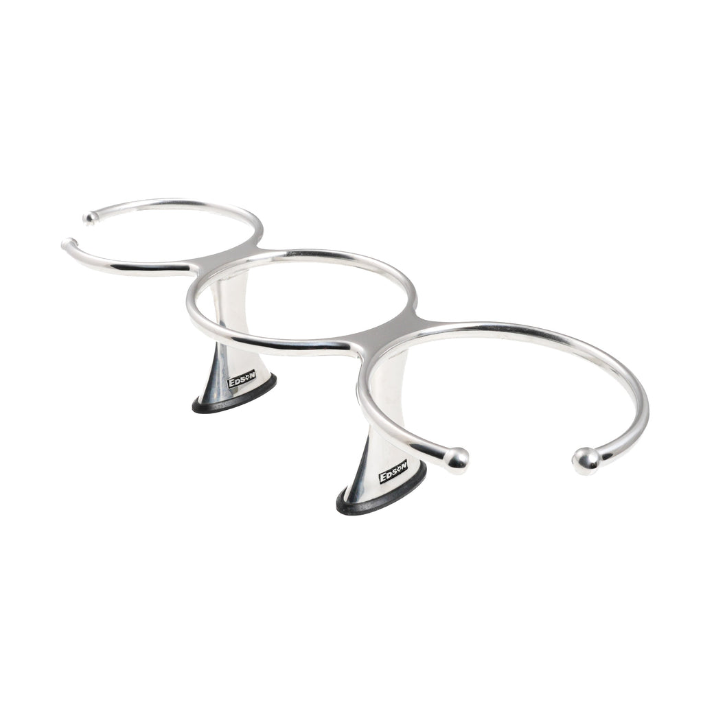 Edson Drink Holder, Triple, Stainless