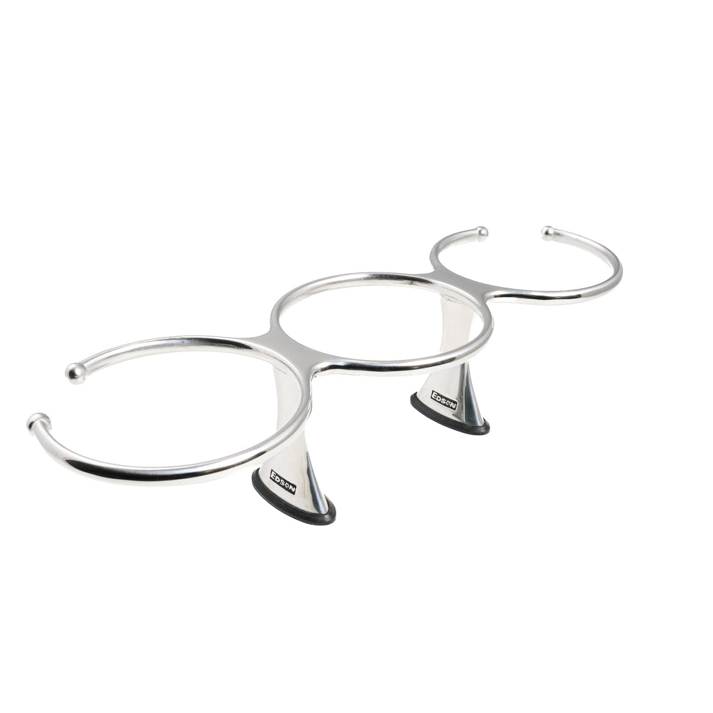 Edson Drink Holder, Triple, Stainless