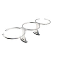 Edson Drink Holder, Triple, Stainless