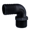 Hose Barb 90deg 1.5" x 1.5" (38.1mm x 38.1mm) NPS Long Thread