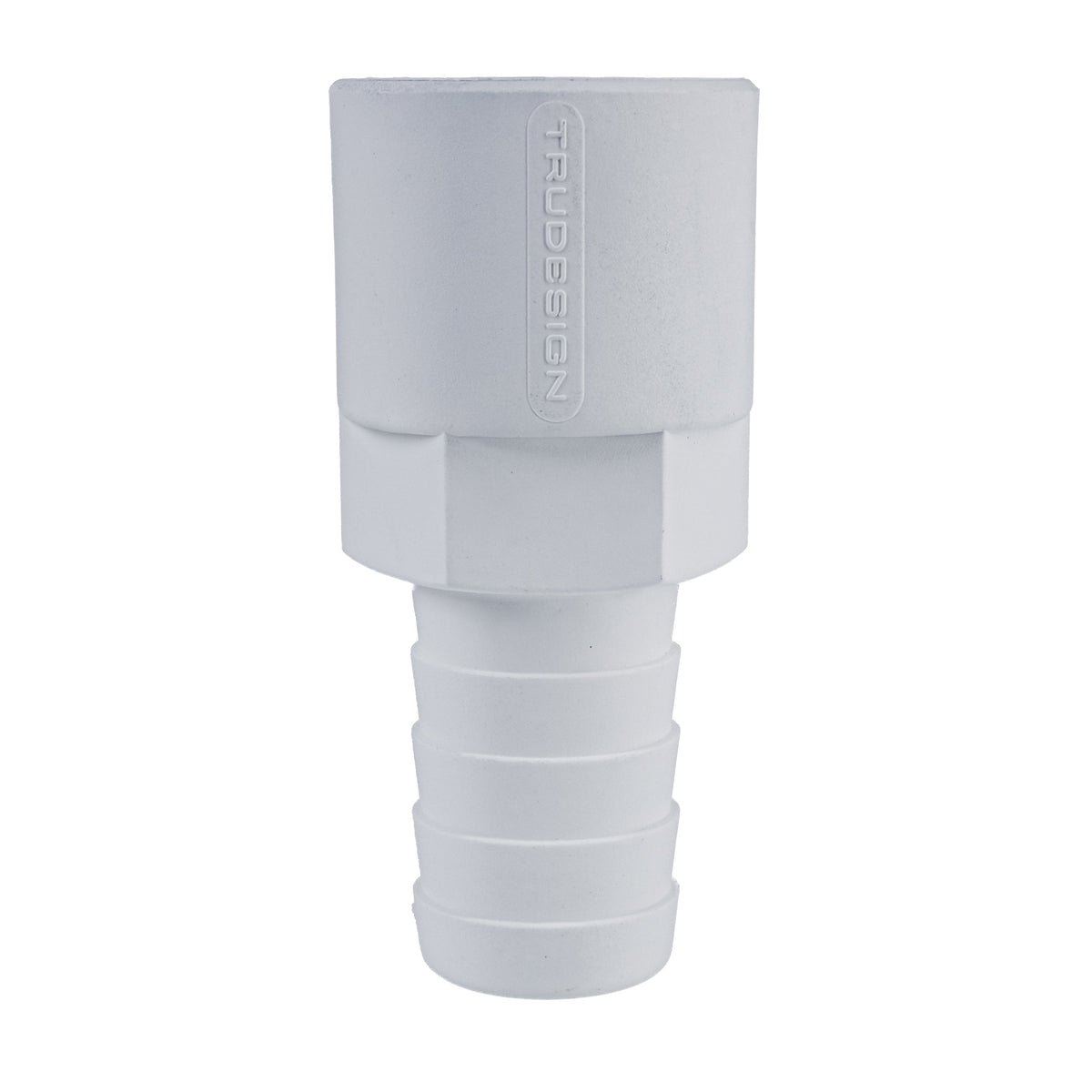 Hose Barb 1" x 1" (25.4mm x 25.4mm) NPS Female Thread, White
