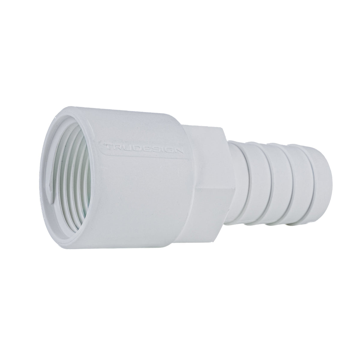 Hose Barb 1" x 1" (25.4mm x 25.4mm) NPS Female Thread, White