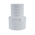 Hose Barb 2" x 2" (50.8mm x 50.8mm) NPS Female Thread, White