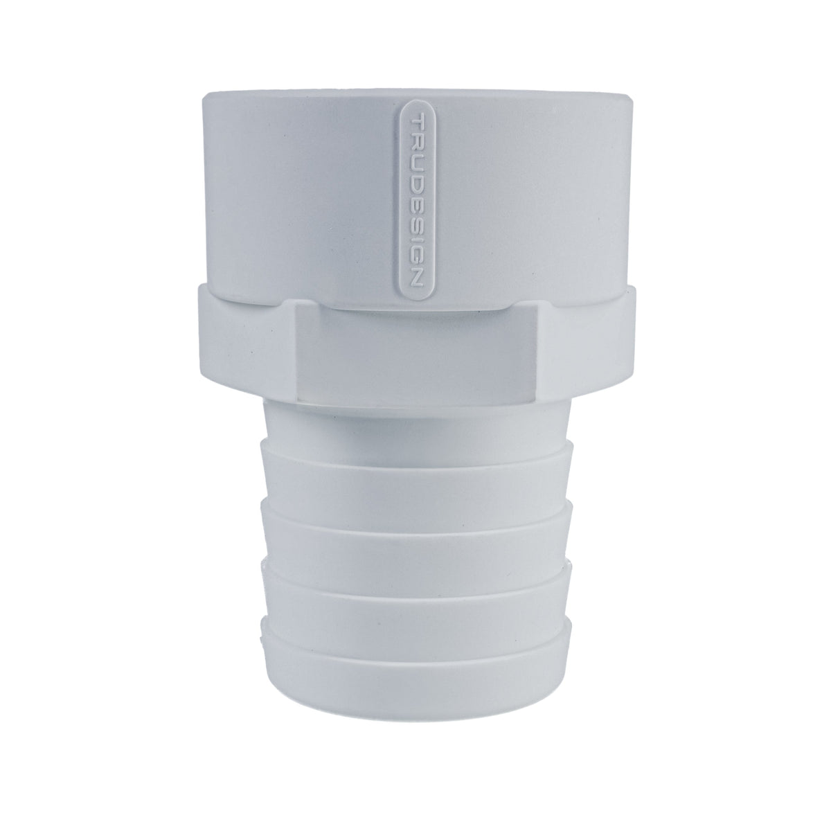 Hose Barb 2" x 2" (50.8mm x 50.8mm) NPS Female Thread, White