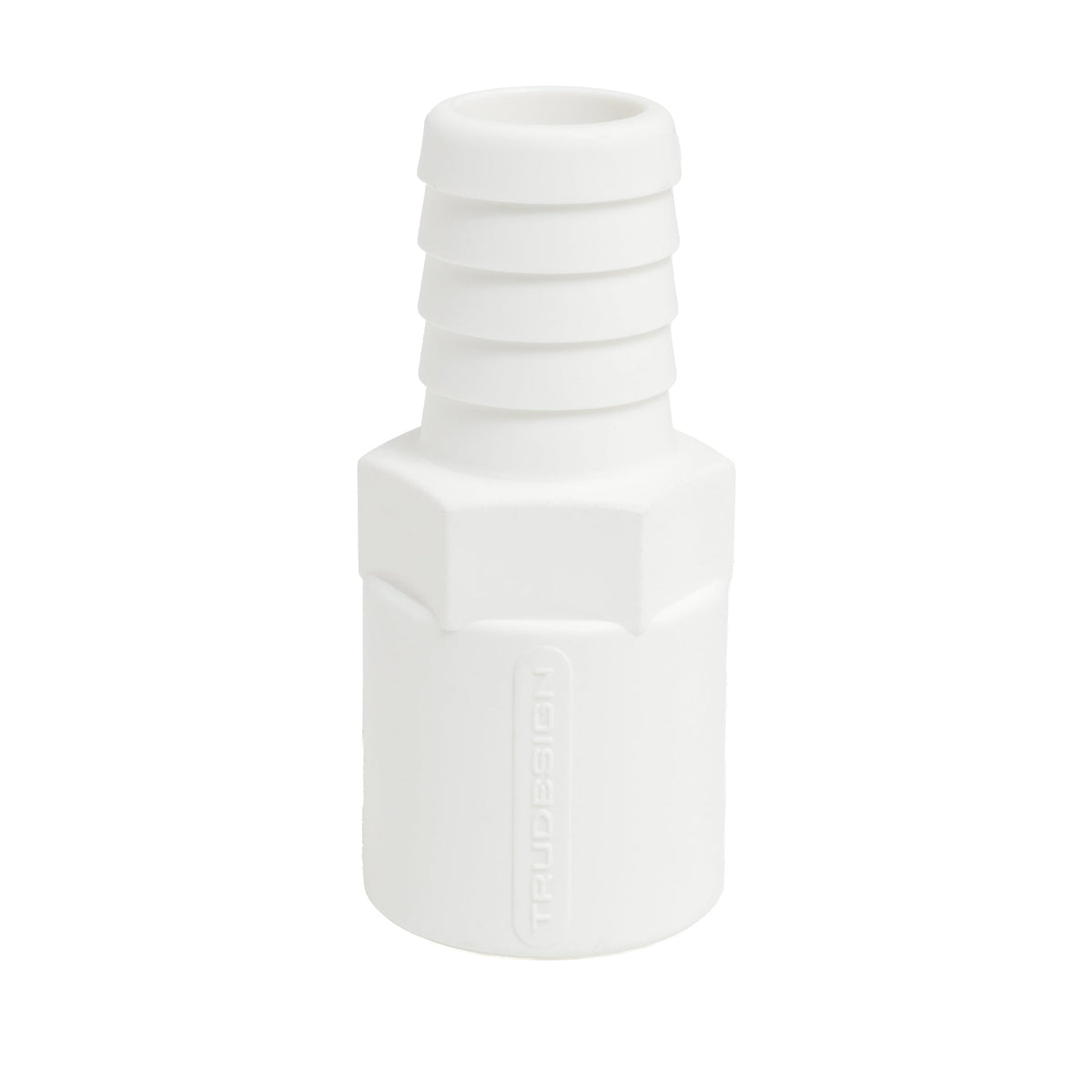 Hose Barb .875" x .75" (22.2mm x 19.1mm) NPS Female Thread, White
