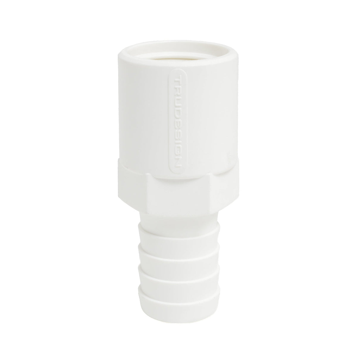 Hose Barb .875" x .75" (22.2mm x 19.1mm) NPS Female Thread, White