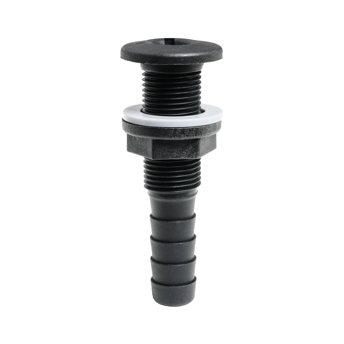 Thru-hull with Hose Barb 0.625" x 0.5" (15.9mm x 12.7mm) BSP