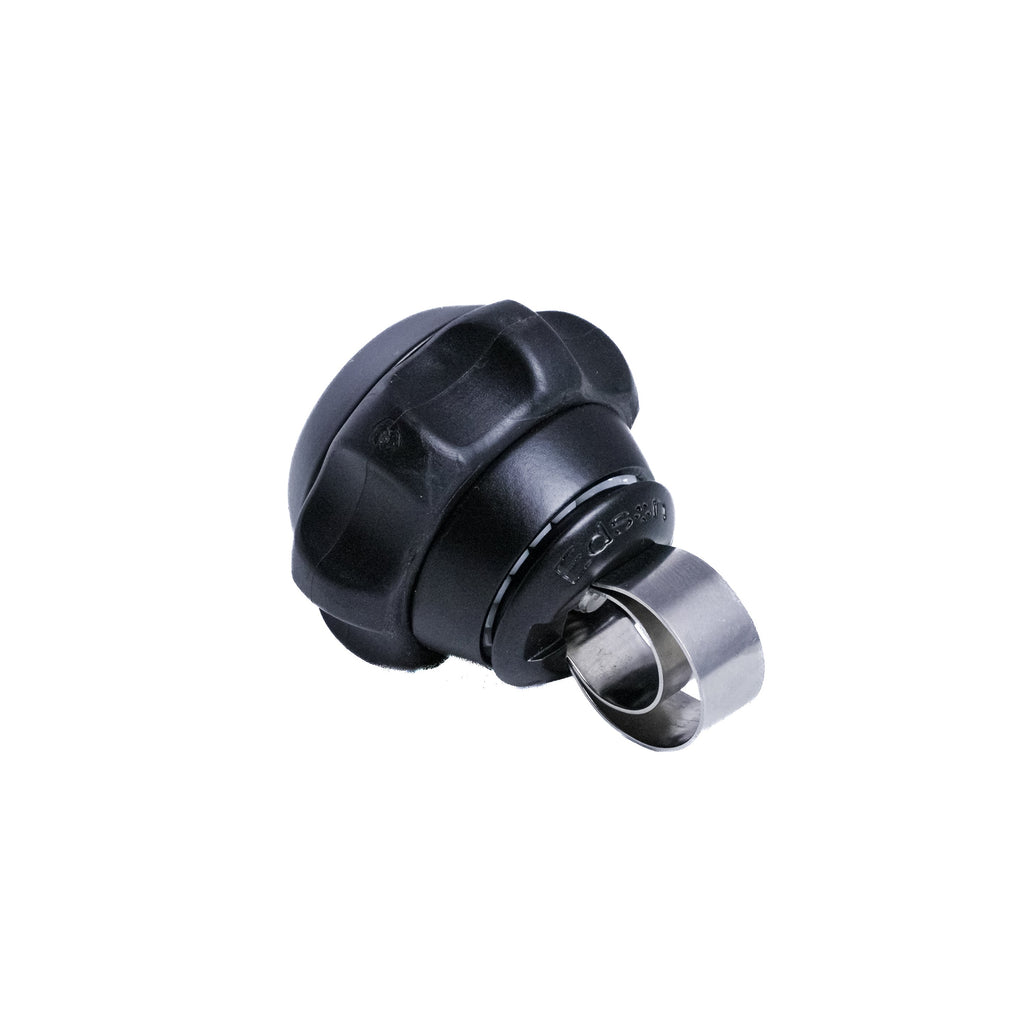 Power Knob, Comfort Grip, Black, with Hardware