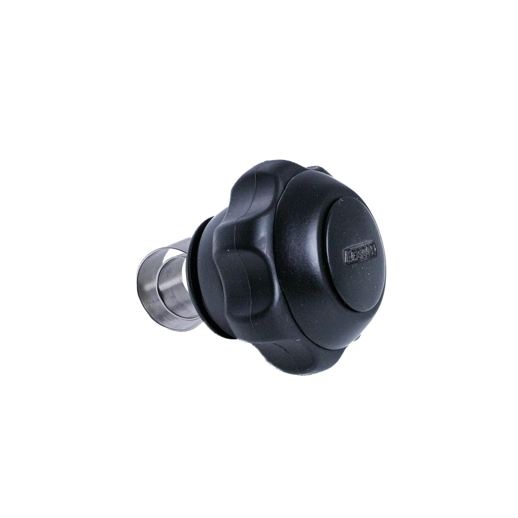 Power Knob, Comfort Grip, Black, with Hardware