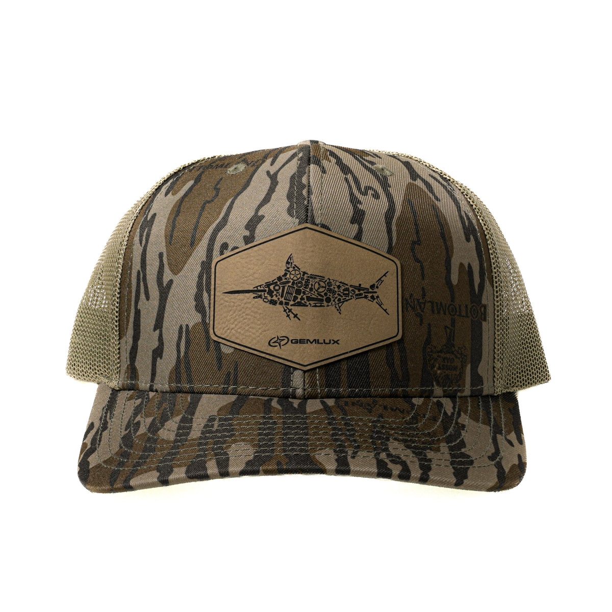 Richardson  Mossy Oak Leather Patch Hat