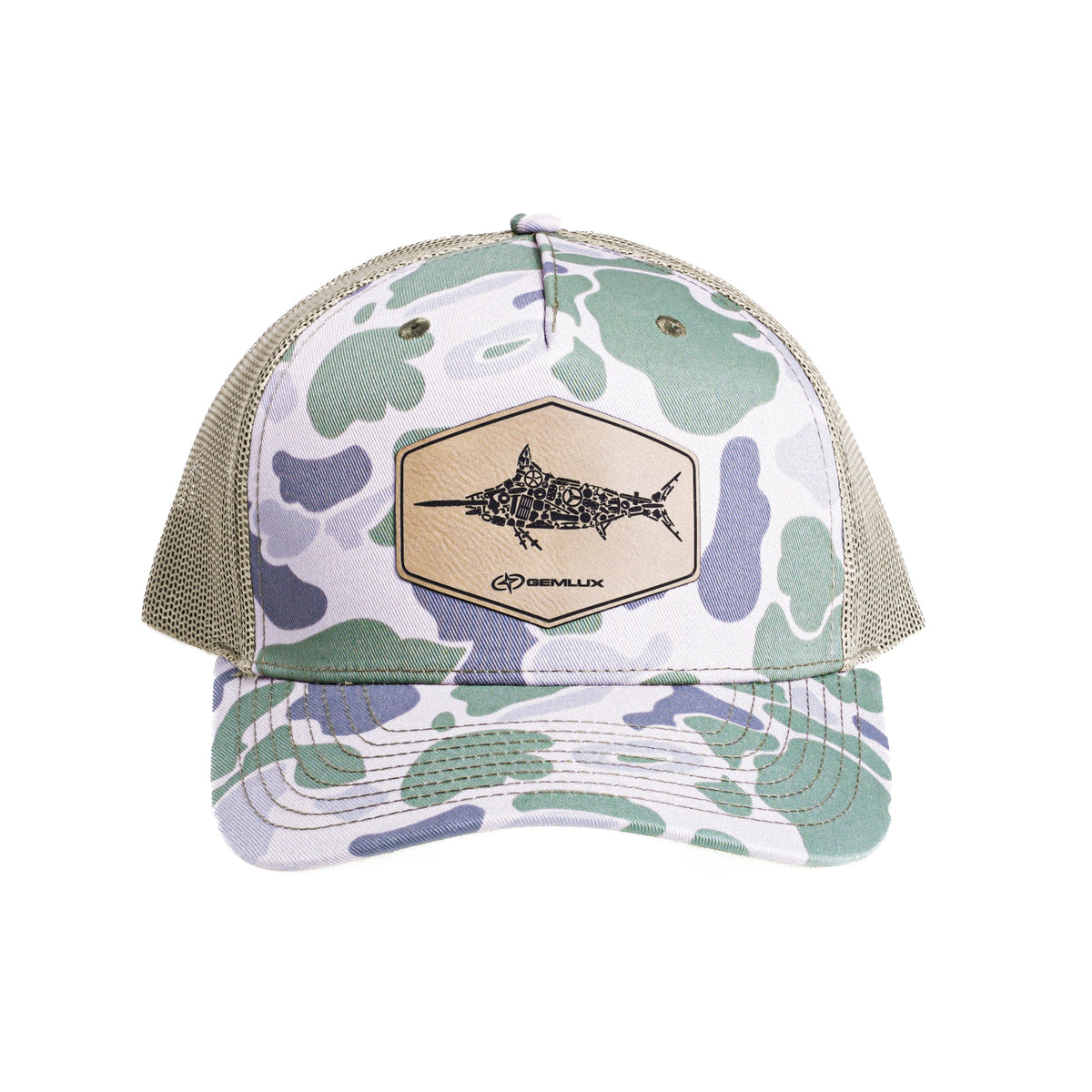 Richardson Army Olive Marsh Duck Camo Hat