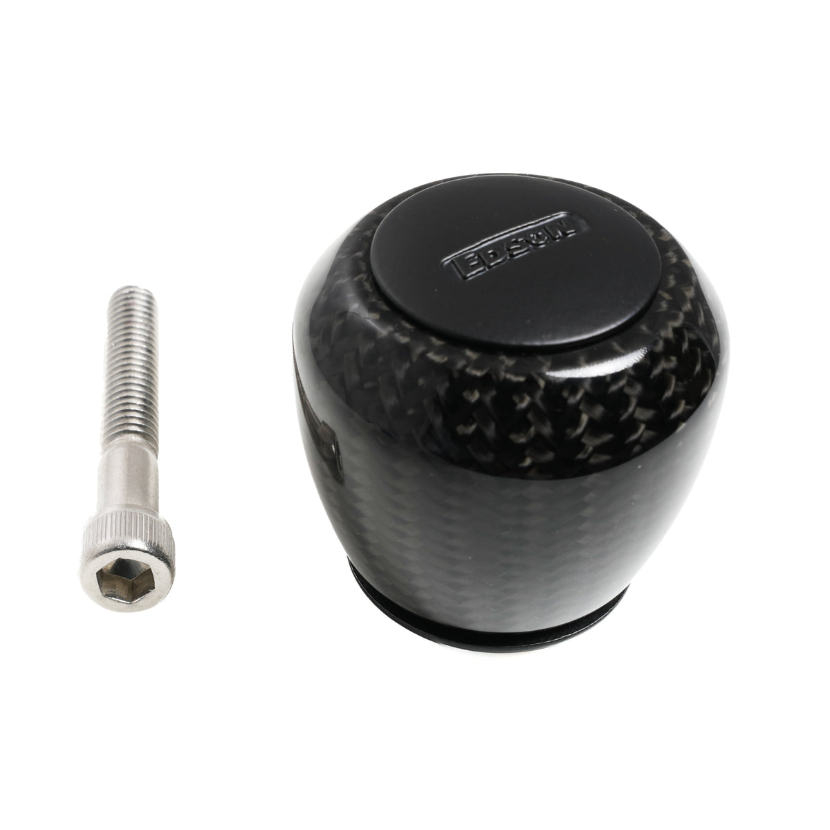 Power Knob, Carbon Shell, Black Cap, Black Base