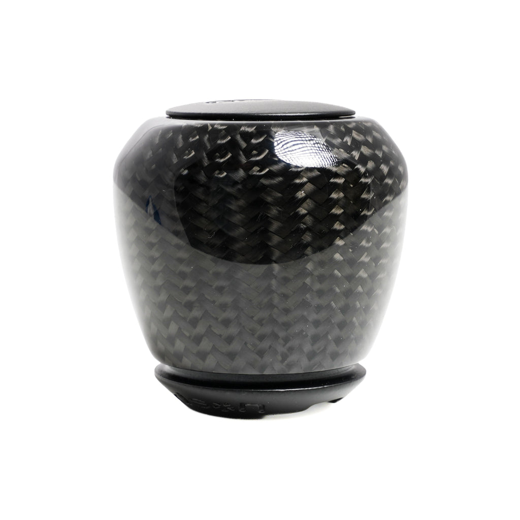 Power Knob, Carbon Shell, Black Cap, Black Base