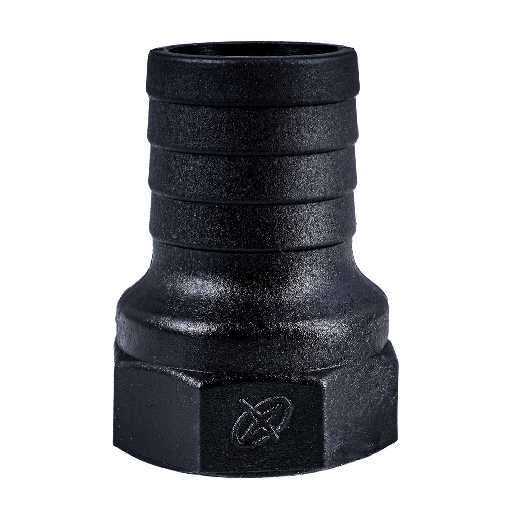 Thru Hull Adapter 1" FNPT x 1.25" Tube