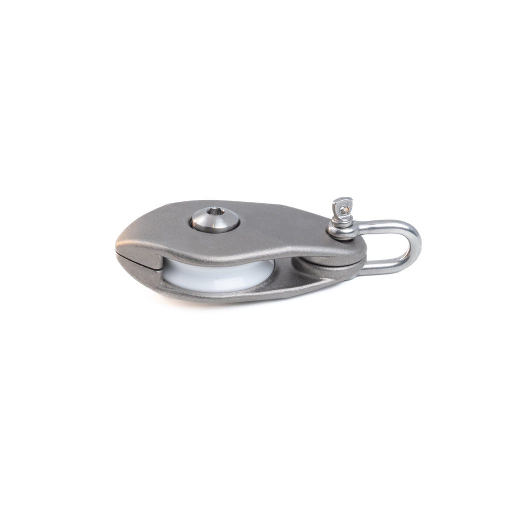 Titanium submersible dredge pulley