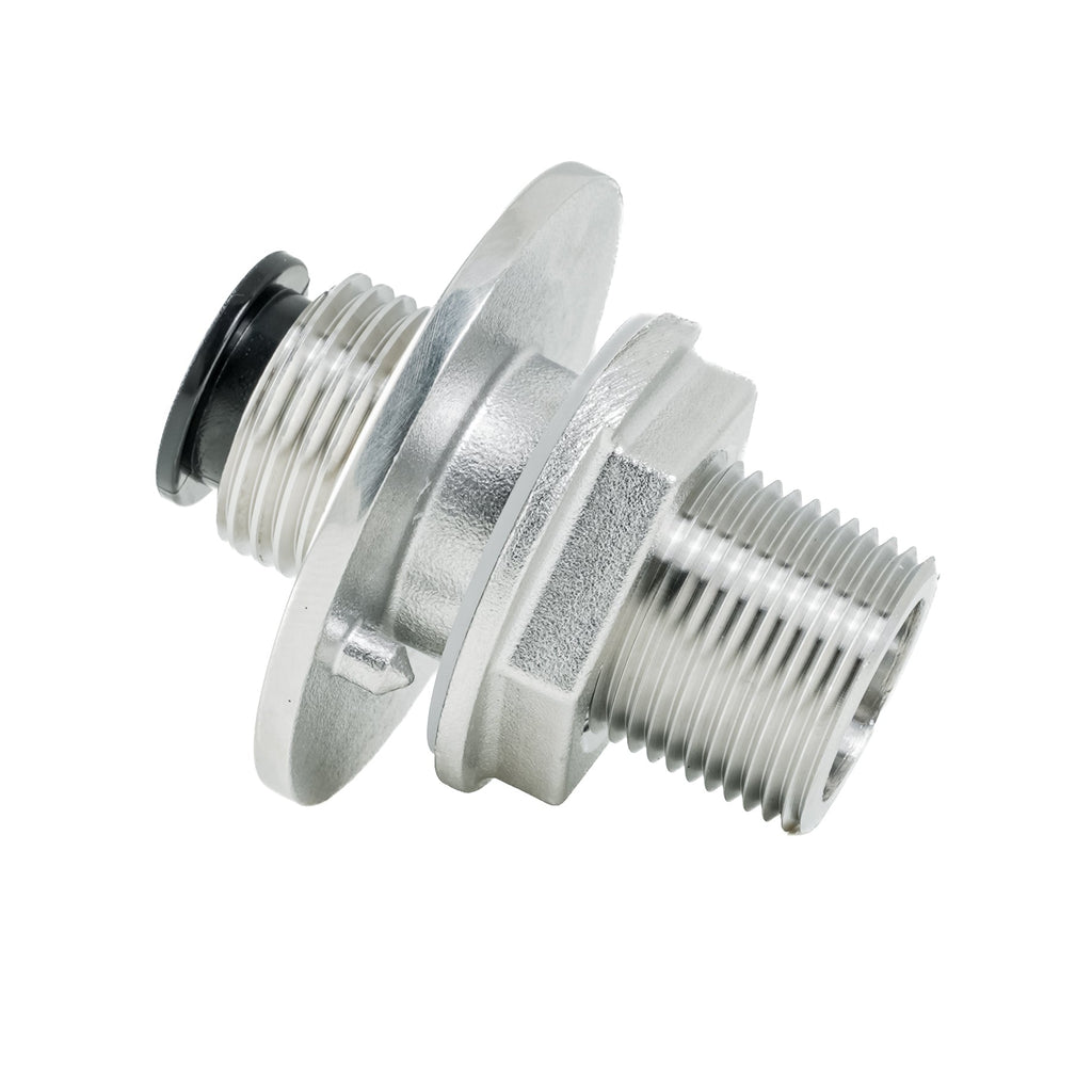 Water Outlet with Automatic Valve, 3/4" NPS, 3/4" GHT