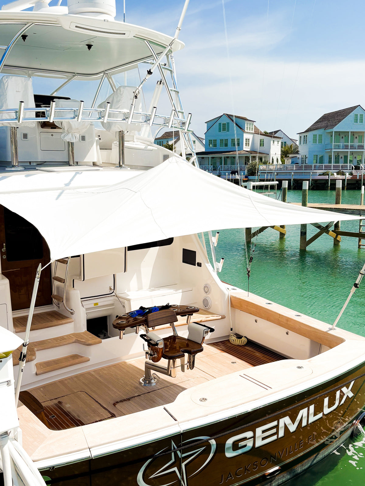 Sportfish Cockpit Shade Pole System
