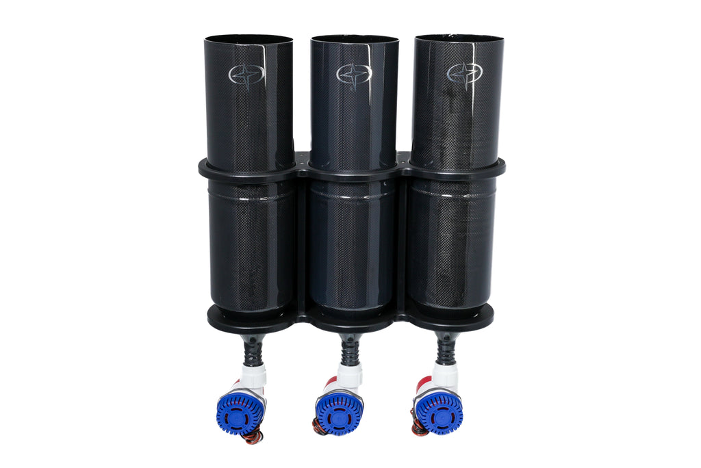 Carbon Fiber Tuna Tube with Brackets