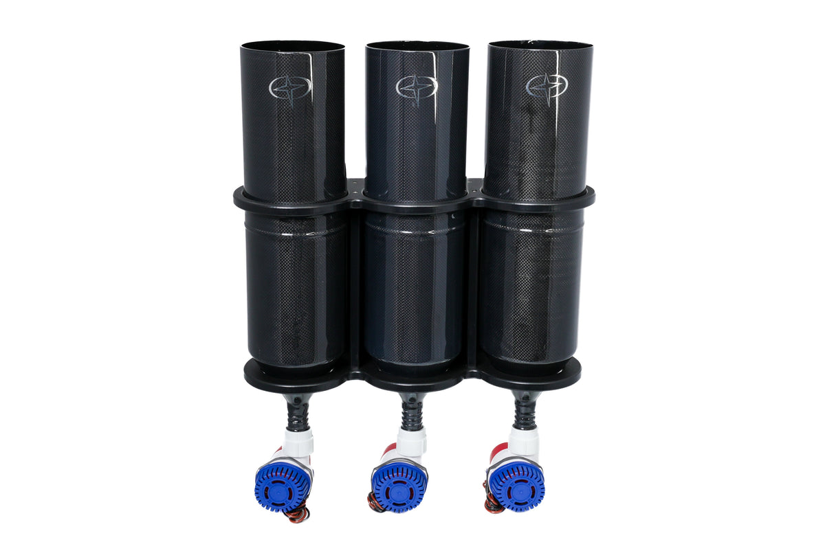 Carbon Fiber Tuna Tube with Brackets