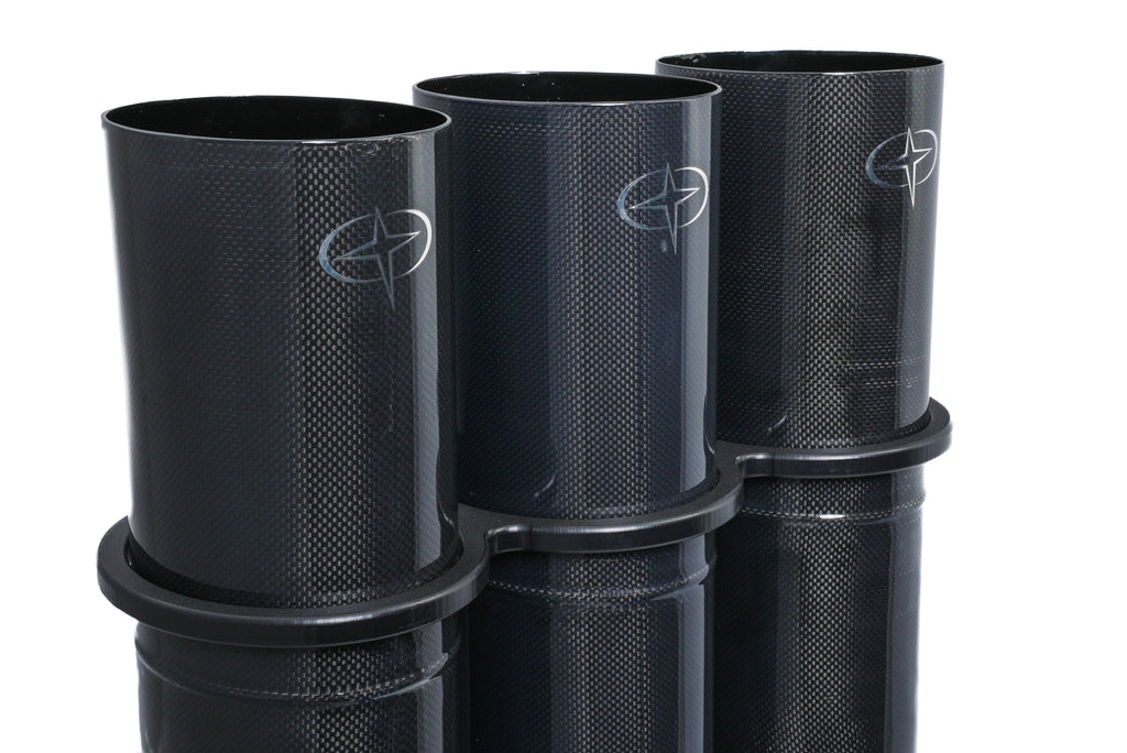 Carbon Fiber Tuna Tube with Brackets