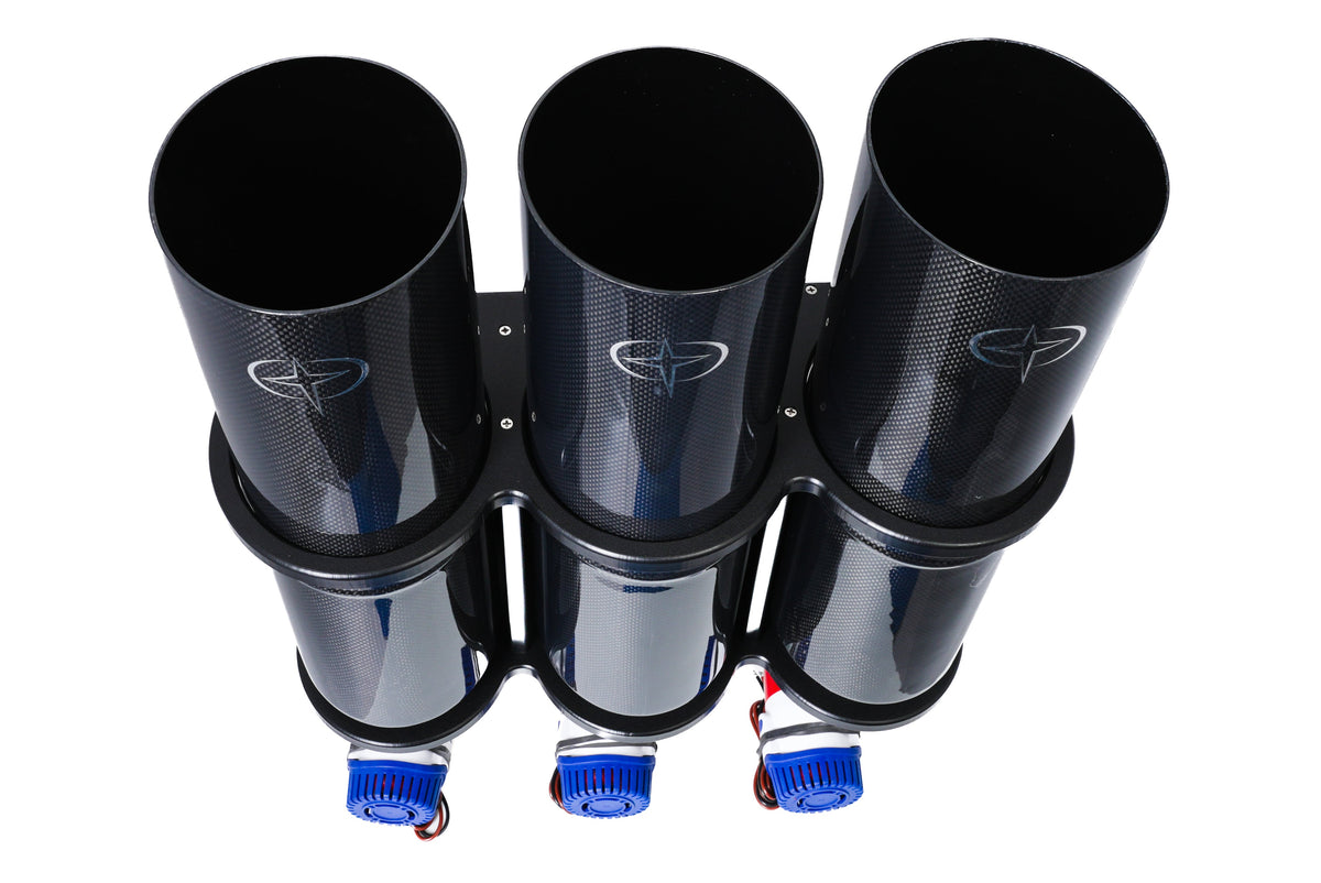 Carbon Fiber Tuna Tube with Brackets