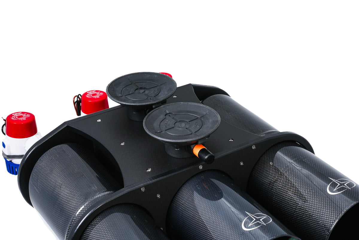 Carbon Fiber Tuna Tube with Brackets