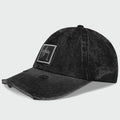 Guy Harvey Washed Logo Hat — BLACK (official product shot)
