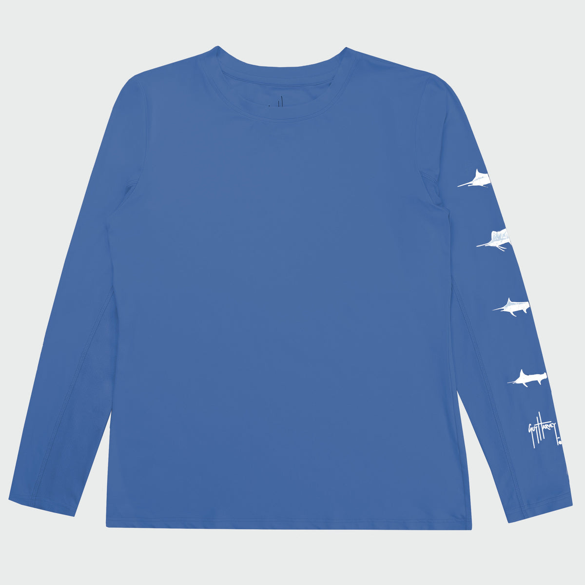 Guy Harvey Women's Marlin Air Sun Protection Crew - Marina — MARINA (official product shot)
