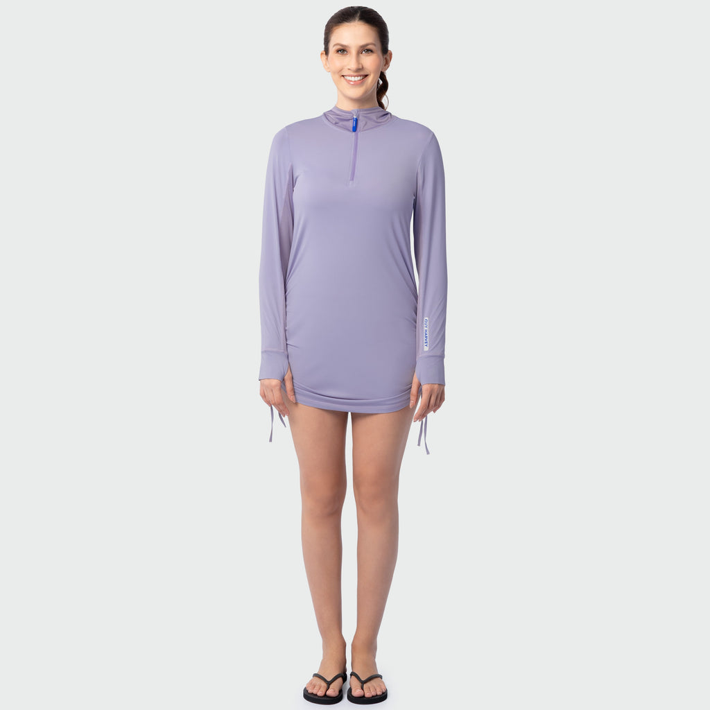 Guy Harvey Women's Marlin Air Sun Protection Dress - Heirloom Lilac — HEIRLOOM LILAC (official product shot)