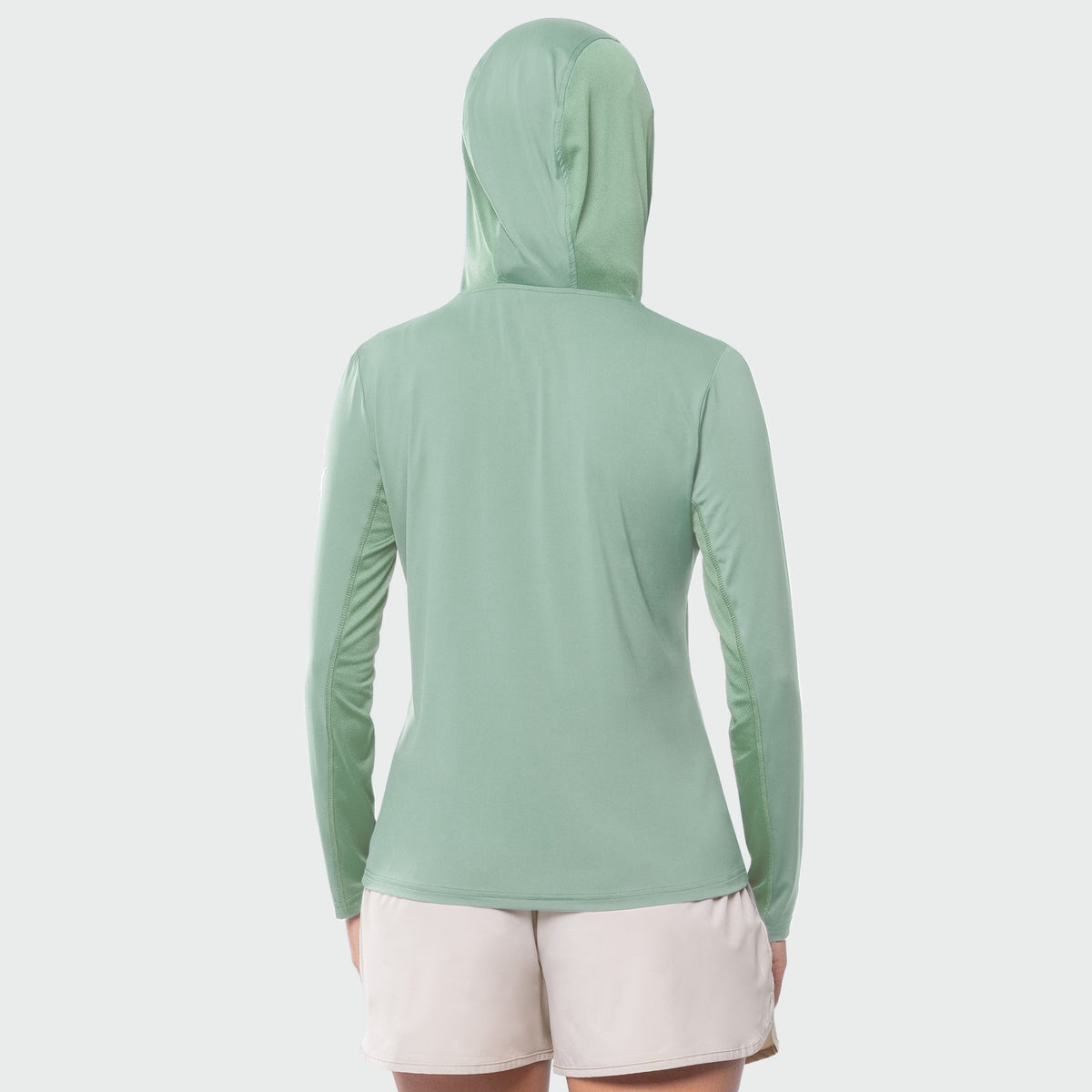 Guy Harvey Women's Marlin Air Sun Protection Hood - Blue Surf — BLUE SURF (official product shot)