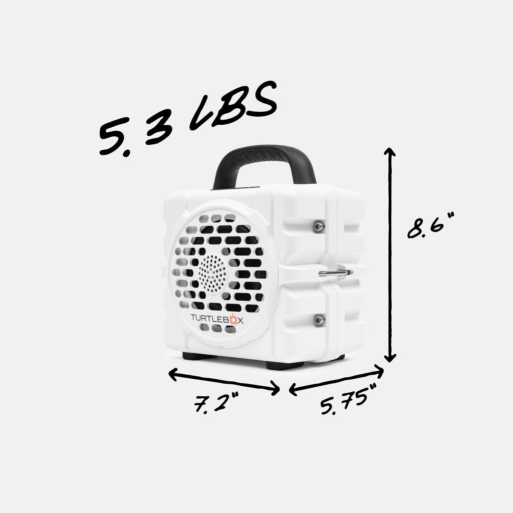 Turtlebox Cub Portable Speaker — quarter view