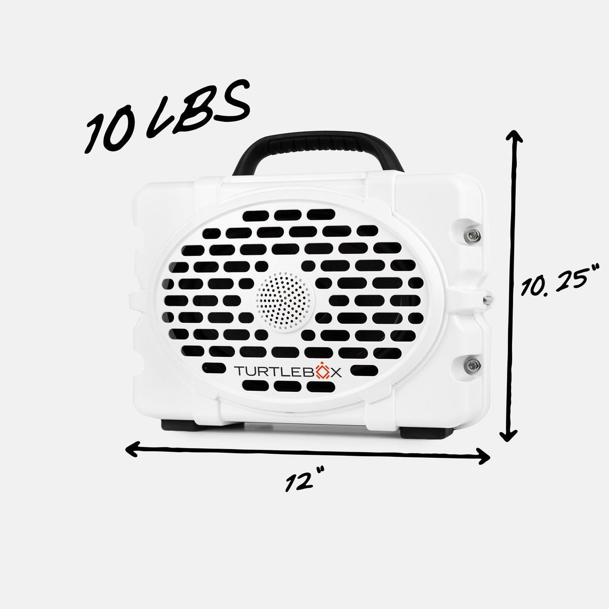 Turtlebox Original Gen 3 Portable Speaker — quarter view