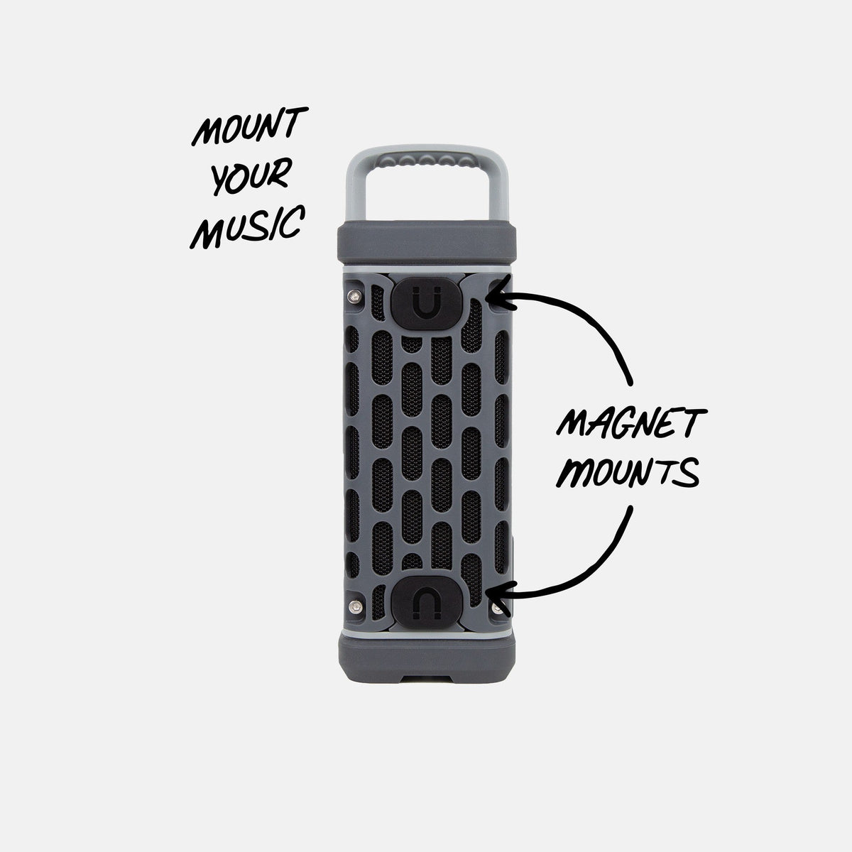 Turtlebox Ranger Portable Speaker — magnetic mount