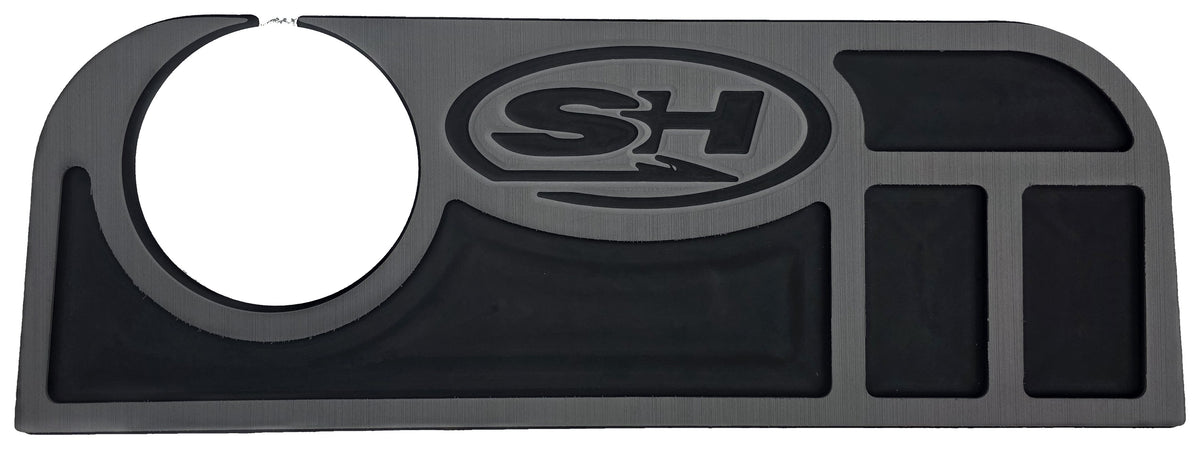 Slate Grey over Black