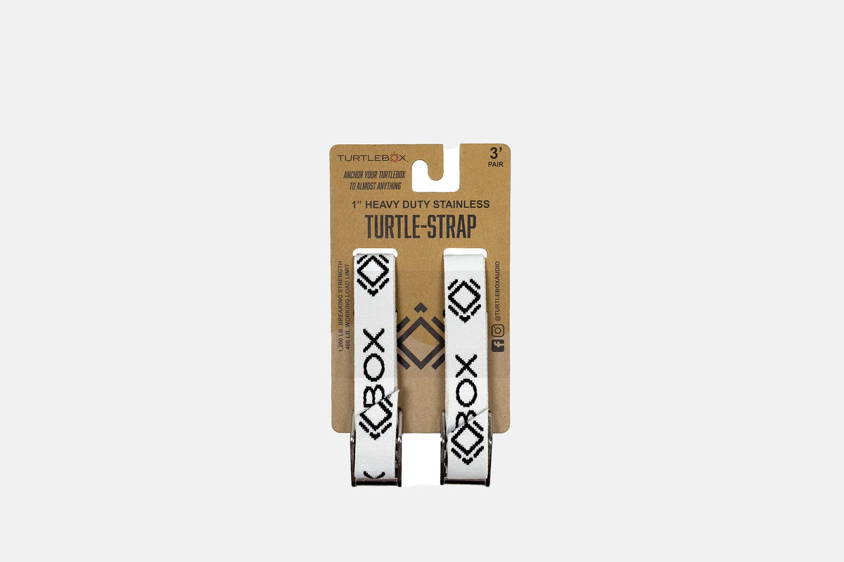 Turtlebox Tie-Down Straps — white