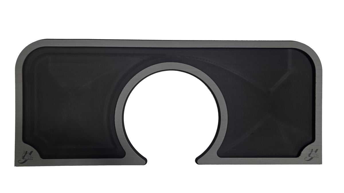 Slate Grey over Black